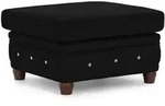 S-Style Hocker, Schwarz, Holz, Echtholz, Teilmassiv,Birke, Buche, 2-Sitzer, 75x45x70