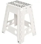 Zollner Klapphocker,, Wei&szlig;, Kunststoff, Rechteckig, 29x45x22 cm, Wohnzimmer,...