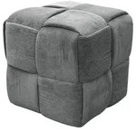 Mid.you Pouf, Grau, Textil, 40x41x40 cm, Indoor, Sitzfl&auml;che gepolstert,...