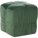 Beliani Pouf, Gr&uuml;n, Textil, Quadratisch, 57x38x57 cm, Wohnzimmer, Hocker, Poufs