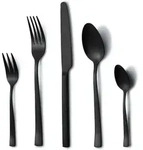 Besteckset, Schwarz, Metall, Essen & Trinken, Besteck, Besteck-Sets