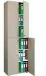 Mid.you Aktenschrank, Grau, Holzwerkstoff, 4 F&auml;cher, 70x220x39 cm,...
