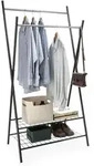 Idimex Garderobenst&auml;nder, Chrom, Metall, Mode, 83x162x50 cm, Garderobe,