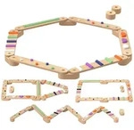 Aiyaplay Balancebalken-Kinderset, Mehrfarbig, Holzwerkstoff, mehrschichtige