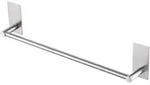 Handtuchhalter, Silber, Metall, 5.6x8.9x43.9 cm, Badaccessoires,...