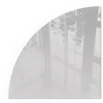 Tulup Glasplatte, Grau, Glas, Formgebogen, 100x100x0.4 cm, Kleinm&ouml;bel, Kamine &