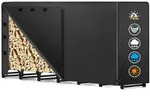 Kaminholzregal, Schwarz, Metall, 47x18x37 cm, Kleinm&ouml;bel, Kamine & Zubeh&ouml;r,