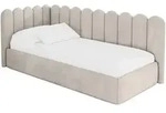 Altdecor Einzellbett, Sand, Textil, 90x200 cm, Kinderzimmer & Jugendzimmer,