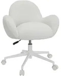 Mid.you Jugenddrehstuhl, Wei&szlig;, Textil, Drehkreuz, 63x67x64 cm, Arbeitszimmer,