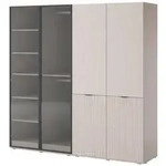 Masseno Dreht&uuml;renschrank, Kaschmir, Holzwerkstoff, 12 F&auml;cher, Rechteckig,