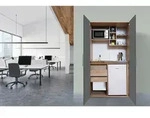 Respekta Schrankk&uuml;che Schrankk&uuml;chen, Grau, Eiche, Holzwerkstoff, 2 Schublade(n),1