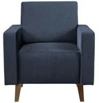 Mirjan24 Sessel, Blau, Kunststoff, 1-Sitzer, Rechteckig, 75x80x75 cm, Wohnzimmer,