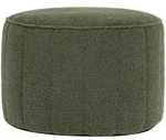 icon Pouf, Olivgr&uuml;n, Textil, 1-Sitzer, Zylindrisch, 55x35x55 cm, Wohnzimmer,...