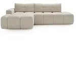 Graingold Ecksofa, Creme, Textil, Kiefer, 3-Sitzer, L-Form,L-Form, 280x177 cm,