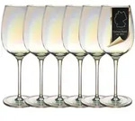 Intirilife Weinglas, Transparent, Glas, 0.44 L, leicht zu reinigen, Essen &...