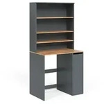Vicco Waschmaschinenschrank, Anthrazit, Eiche, Holzwerkstoff, 6 F&auml;cher,...