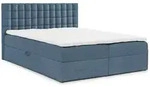 Fun M&ouml;bel Boxbett, Hellblau, Textil, 180x200 cm, Schlafzimmer, Betten,