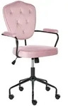 Beliani Schreibtischstuhl, Pink, Textil, 55x98x55 cm, Arbeitszimmer,...