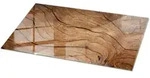 Tulup Tischplatte, Braun, Glas, 140x70x0.4 cm, Esszimmer, Tische, Esstische,