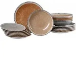 Ritzenhoff Breker Tellerset, Mehrfarbig, Keramik, 18-teilig, Rund, 2x2x2 cm, Essen &