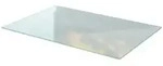 Tulup Glasbodenplatte, Transparent, Glas, Rechteckig, 60x40x0.4 cm, Kleinm&ouml;bel,