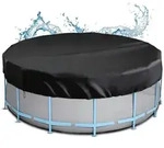 Poolabdeckung, Schwarz, Textil, 244x244 cm, Freizeit, Pools und Wasserspa&szlig;,
