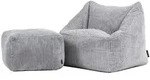 icon Kindersitzsack, Grau, Textil, 100 L, Quadratisch, 55x44x55 cm, Wohnzimmer,