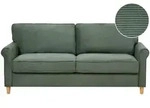 Beliani 3-Sitzer-Sofa, Hellbraun, Gr&uuml;n, Textil, 190x88x78 cm, Wohnzimmer,...