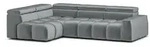 Fun M&ouml;bel Ecksofa, Grau, Textil, Ottomane links, 305x210 cm, Wohnzimmer, Sofas...