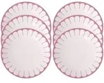 Villeroy & Boch Speiseteller, Pink, Keramik, Rund, Essen & Trinken, Geschirr, Teller,