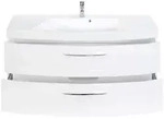 Lomado Waschtisch, Wei&szlig;, Holzwerkstoff, 120x54x47 cm, Badezimmer,