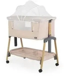 Cangaroo Beistellbett, Beige, Metall, 48x82 cm, Babym&ouml;bel, Babybetten,