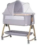 Chipolino Beistellbett, Grau, Metall, 49x84 cm, Babym&ouml;bel, Babybetten,