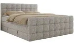 MKS Boxspringbett, Hellgrau, Kunststoff, 2-Sitzer, H3, 7-Zonen, Rechteckig,...