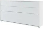 Mirjan24 Schrankbett, Wei&szlig;, Kunststoff, Rechteckig, 90x200 cm, Schlafzimmer,...