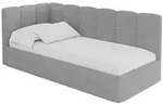 Altdecor Einzellbett, Silber, Textil, 100x200 cm, Kinderzimmer & Jugendzimmer,