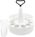 Luxentu K&ouml;lschkranz-Set, Transparent, Glas, Kunststoff, Essen & Trinken, Gl&auml;ser,