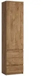 Lomado Regal, Braun, Holzwerkstoff, 50x200x40 cm, Arbeitszimmer, Aktenschr&auml;nke