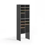Vicco Schuhschrank-Set, Anthrazit, Eiche, Holzwerkstoff, Rechteckig,...