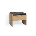 Livinity&reg; Esszimmerbank, Sand, Holzwerkstoff, 1-Sitzer, 1 Schubladen, Rechteckig,