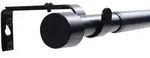 Deco-Raum Gardinenstange, Schwarz, Metall, 70 cm, Wohntextilien, Gardinen &