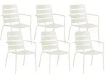 Beliani Gartenstuhl, Beige, Metall, 53x86x59 cm, Gartenm&ouml;bel, Gartenst&uuml;hle,