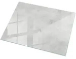 Tulup Tischplatte, Hellgrau, Glas, Rechteckig, 120x80x0.4 cm, Esszimmer, Tische,