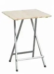 Gardenson Stehtisch, Grau, Kiefer, Holz, Metall, Kiefer, quadratisch, 80x110x80 cm,