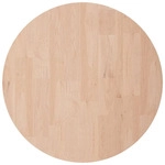 vidaXL Tischplatte, Natur, Holz, 40x2.5x40 cm, Esszimmer, Tische, Esstische,