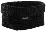 Blomus Aufbewahrungsk&ouml;rbchen, Schwarz, Textil, rechteckig, 15x9x10 cm, faltbar,