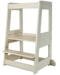 tiSsi Lernturm tiSsi&reg; Felix, Creme, Holz, Buche, massiv, 54x91x45 cm,...