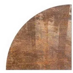 Tulup Glasplatte, Braun, Glas, Formgebogen, 100x100x0.4 cm, Kleinm&ouml;bel, Kamine...