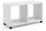 Vicco Kinderregal, Wei&szlig;, Holzwerkstoff, 2 F&auml;cher, Rechteckig, 72x42.4x30.8 cm,