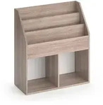 Vicco B&uuml;cherregal, Sonoma Eiche, Holzwerkstoff, 5 F&auml;cher, 72x79x30.7 cm,